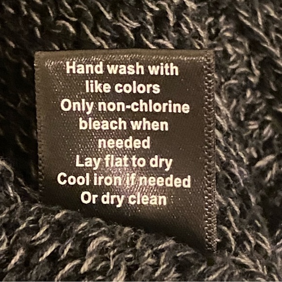 Shyanne Country Sweater Western Size S Fringed V-Neck Gray Long Sleeve Cotton - Picture 8 of 10